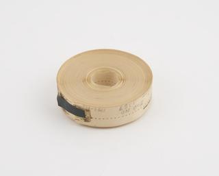 Computer tape used for recording rainfall, 1955-1965