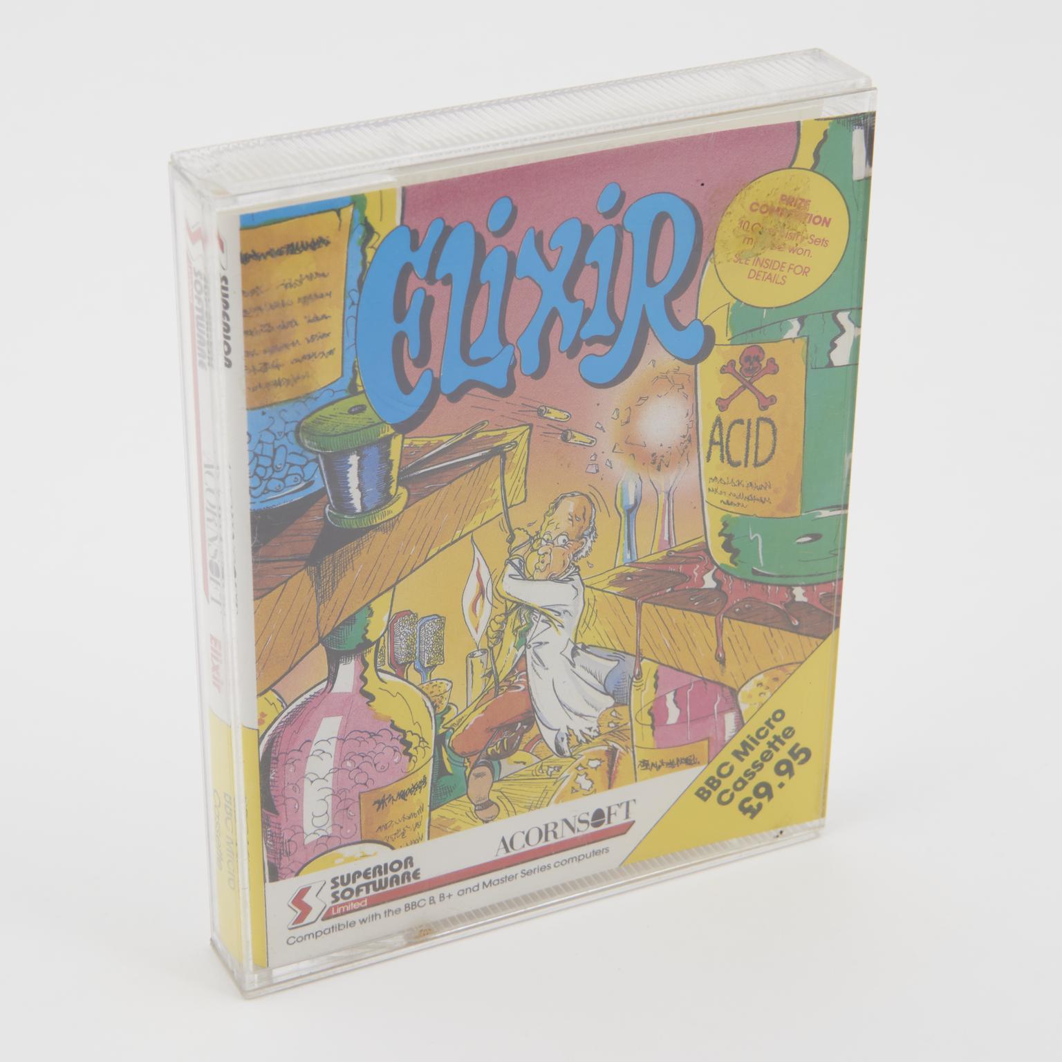 Elixir Video Game Video game cassette, 'Elixir' | Science Museum Group Collection