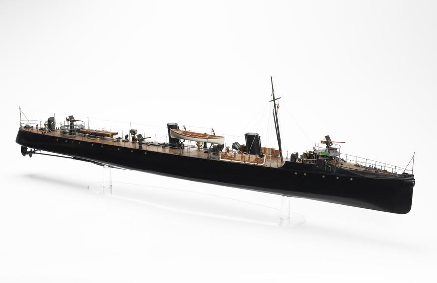 Model of Torpedo craft H.M.S. 'Daring'. Unknown maker, 1893