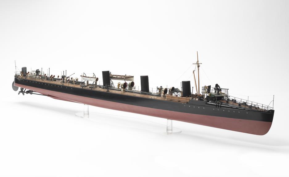 Model of Torpedo craft H.M.S. 'Albatross'. Unknown maker, 1898