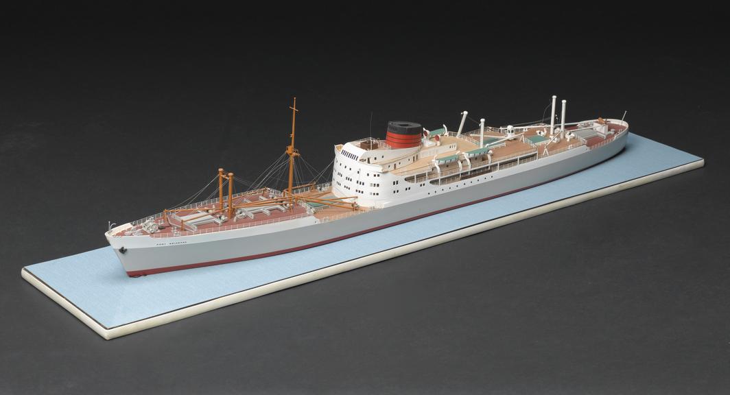 Waterline model of the motorship 'Port Brisbane'