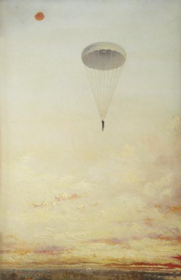 Painting. [Free parachute descent] / nd. [c.1888]