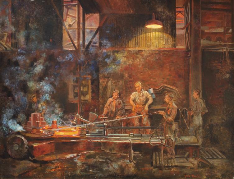 The Tyre Mill (oil painting)