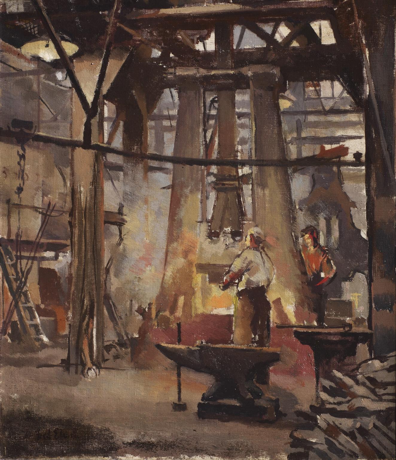 Primitive Factory Interior of a factory | Science Museum Group Collection