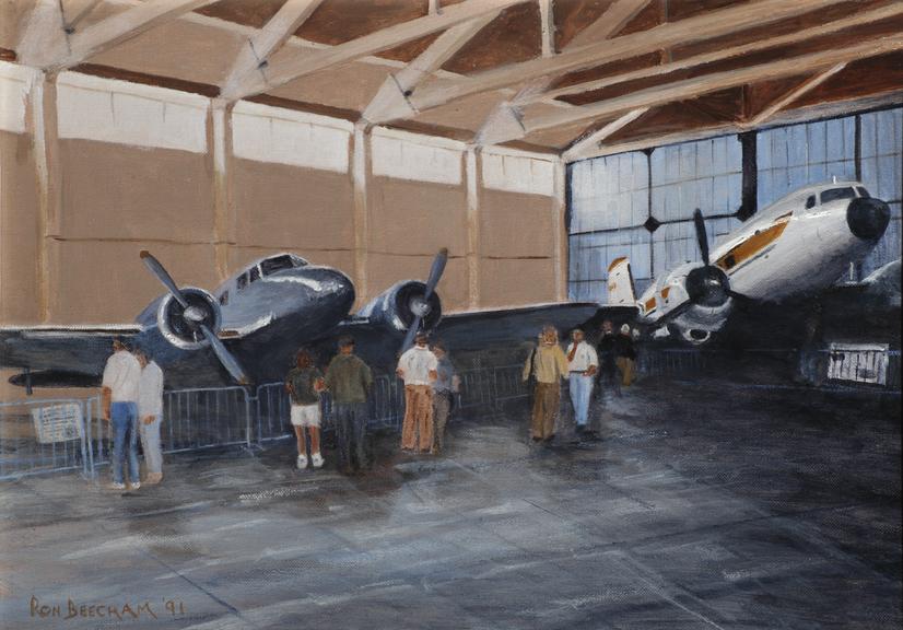 Painting. [Science Museum Wroughton] / by Ron Beecham 1991