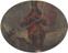 Oil painting of Saint Florian, oval