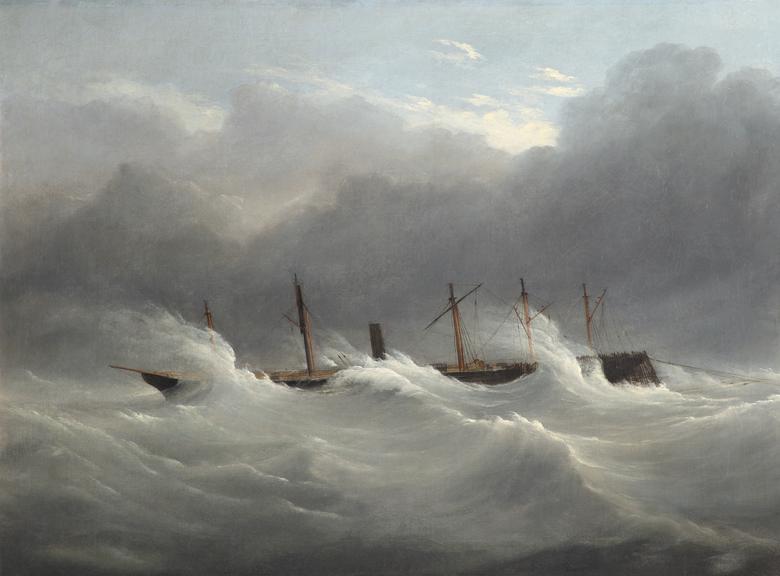 Two paintings for "SS Great Britain" and two nameplates