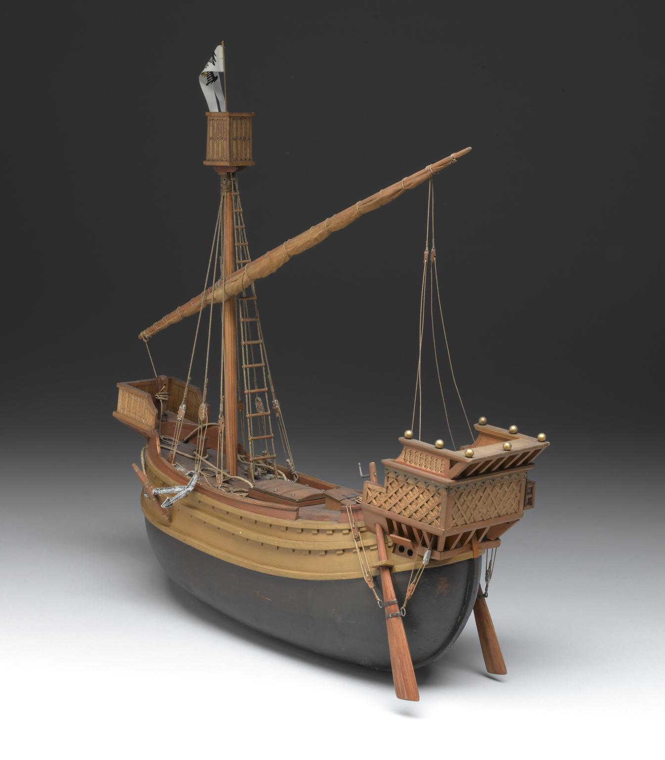 Model of 14th century Mediterranean Merchant Ship | Science Museum ...