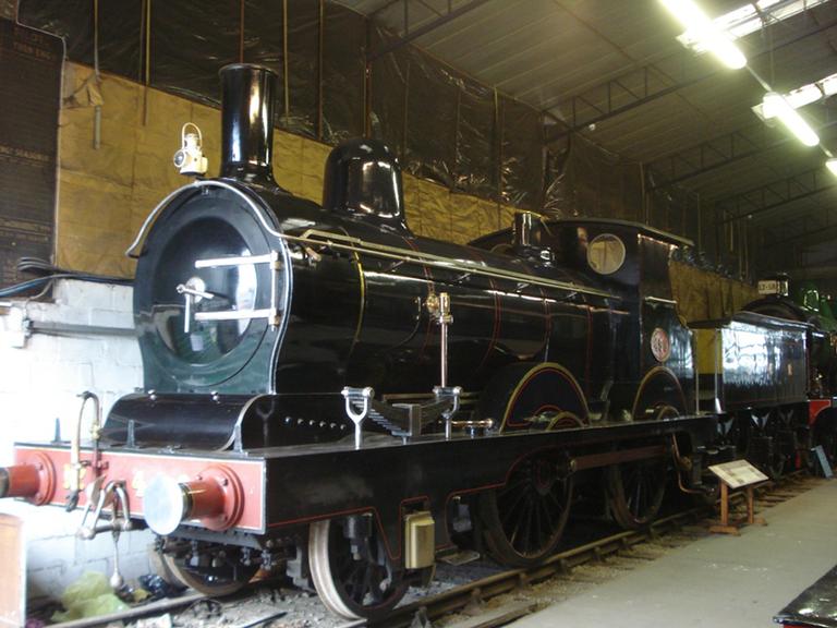 GER 2-4-0 steam locomotive No 490, 1894 | Science Museum