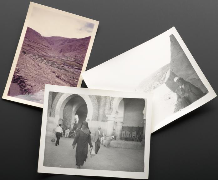 Selection of two black & white with one colour photographic