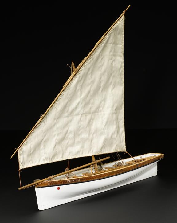 Rigged model of a Lamu passenger boat "Chuiru"