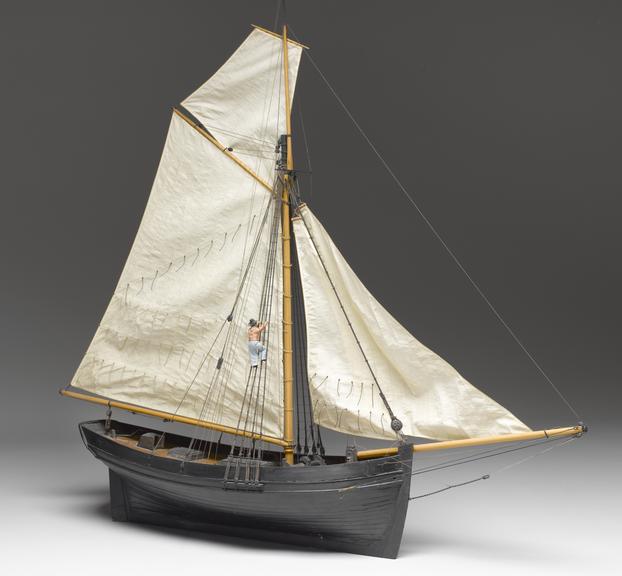 Model of Barking smack, 1801-1830