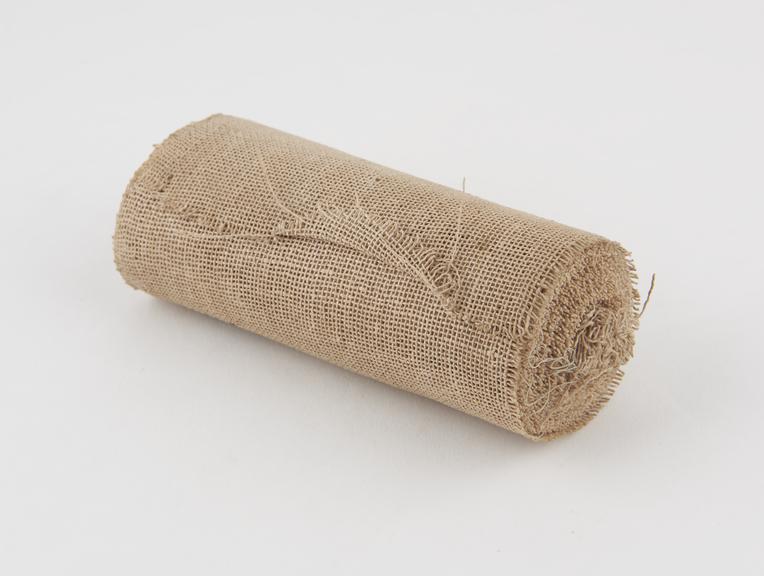 Bandage, light canvas fabric, made in Britain or Germany