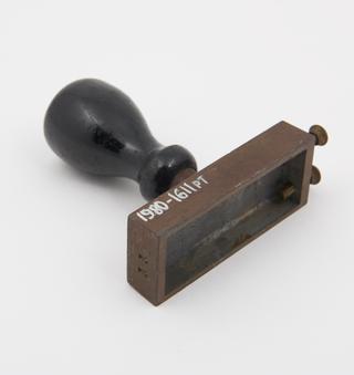 Rubber stamp handle