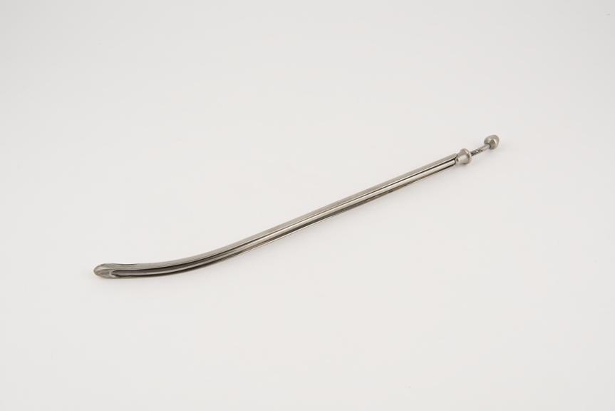 Douche, uterine, Collins, metal, nickel-plated, 1900-1920