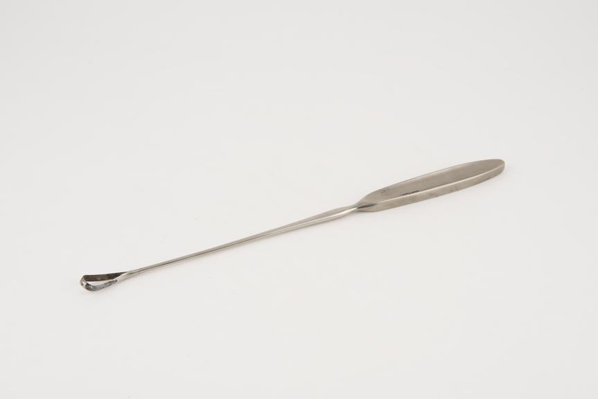 Curette, uterine, steel, by Down of London, late 19th century