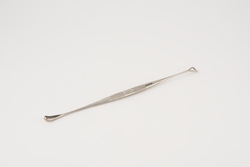 Curette, uterine, steel, double, by Down of London