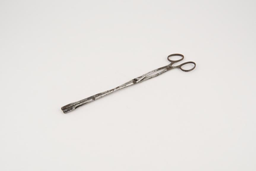 Cloquet's uterine polypus snare(?), steel, by Charriere, Paris