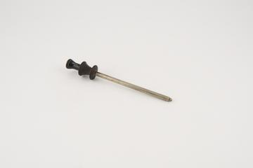 Meatoscope, steel and ebony, 19th century