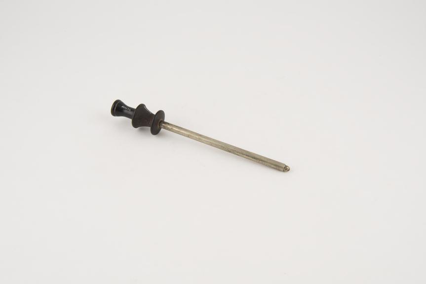 Meatoscope, steel and ebony, 19th century