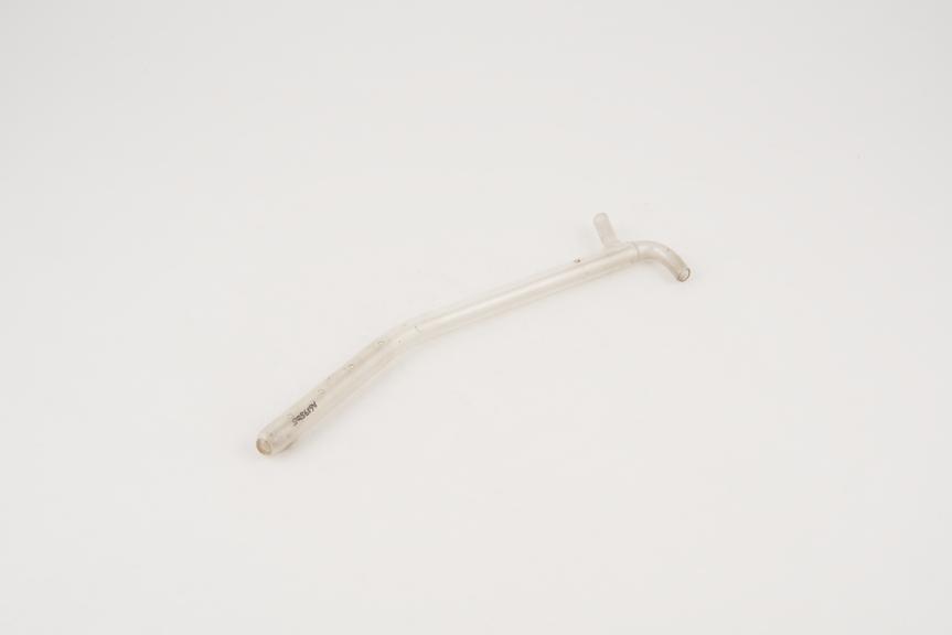 Glass vaginal pipe, probably early 20th century, English