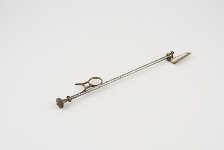 Jobert's intra uterine speculum, steel and German silver