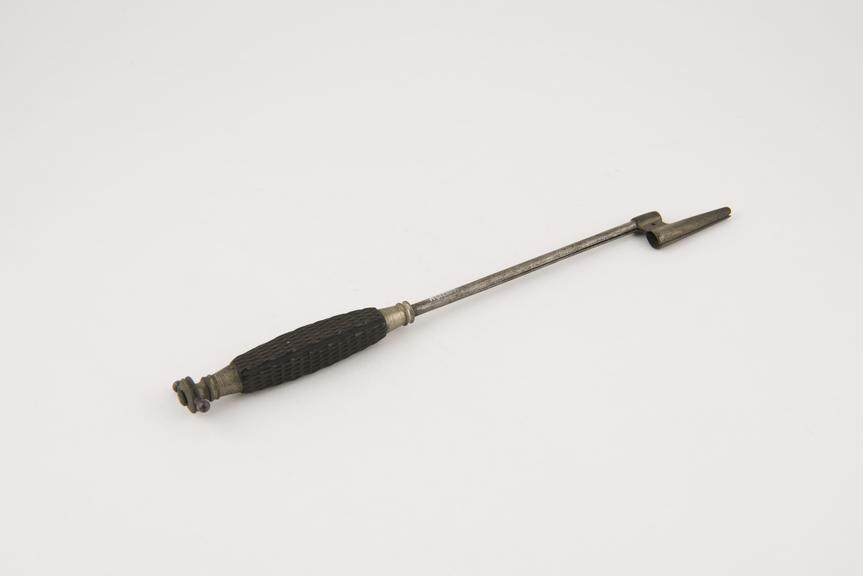 Intra uterine speculum, steel with ebony handle, Thompson's(?)