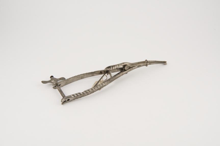 Sims's uterine dilator, nickel-plated steel, English, 1910-1930