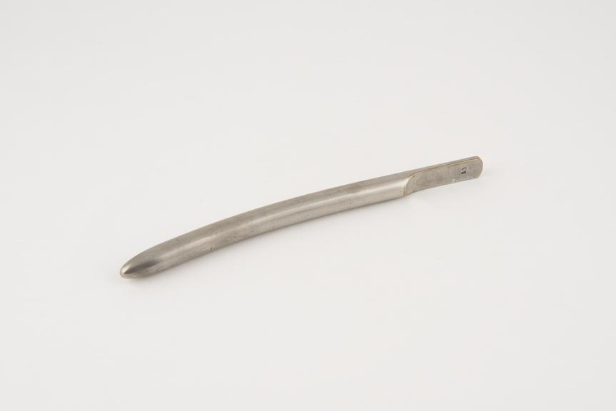 Dilator, uterine, metal, nickel plated, probably English