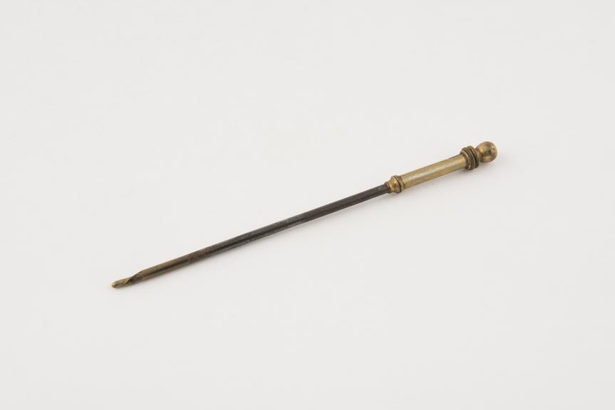 Aspirating needle, steel, 19th century