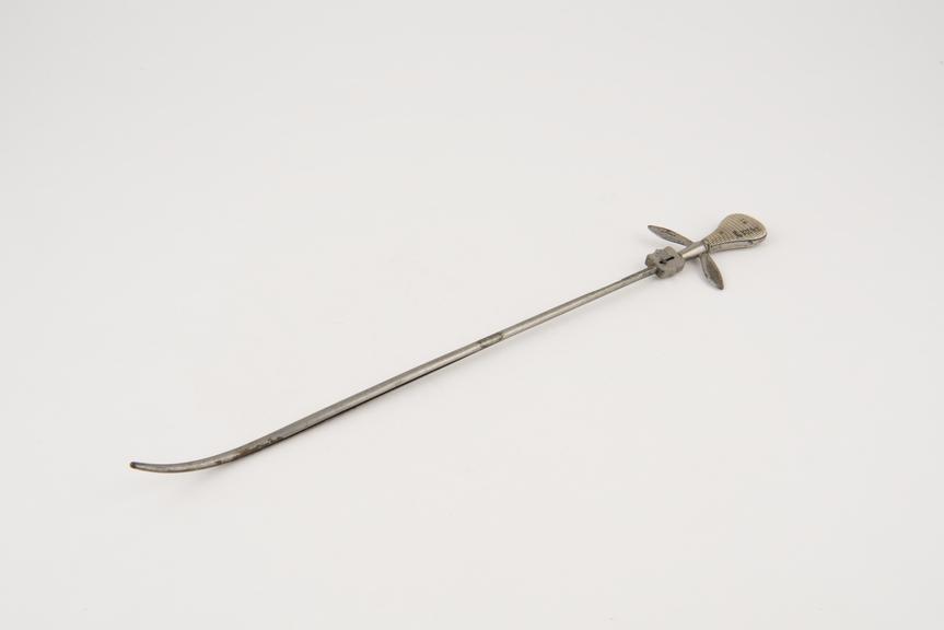 Thompson's urethral dilator, steel with ivory handle, London