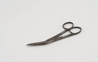 Scissors, angled, steel