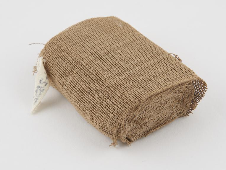 Roll of canvas bandage, captured from a German battle ship