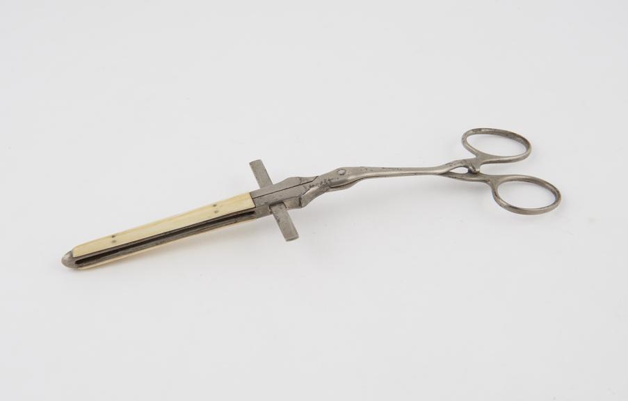 Phymosis dilator(?), steel and ivory, by Dubois, French