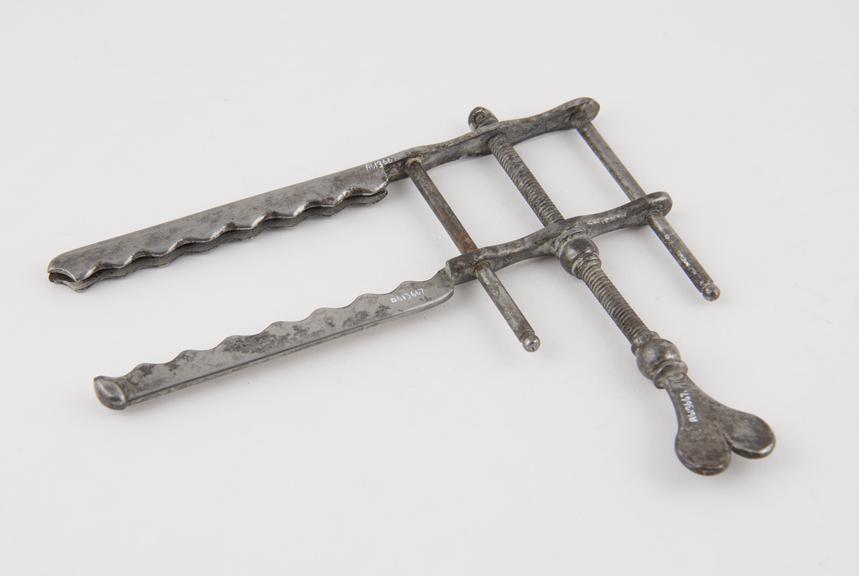 Enterotome, steel, 19th century