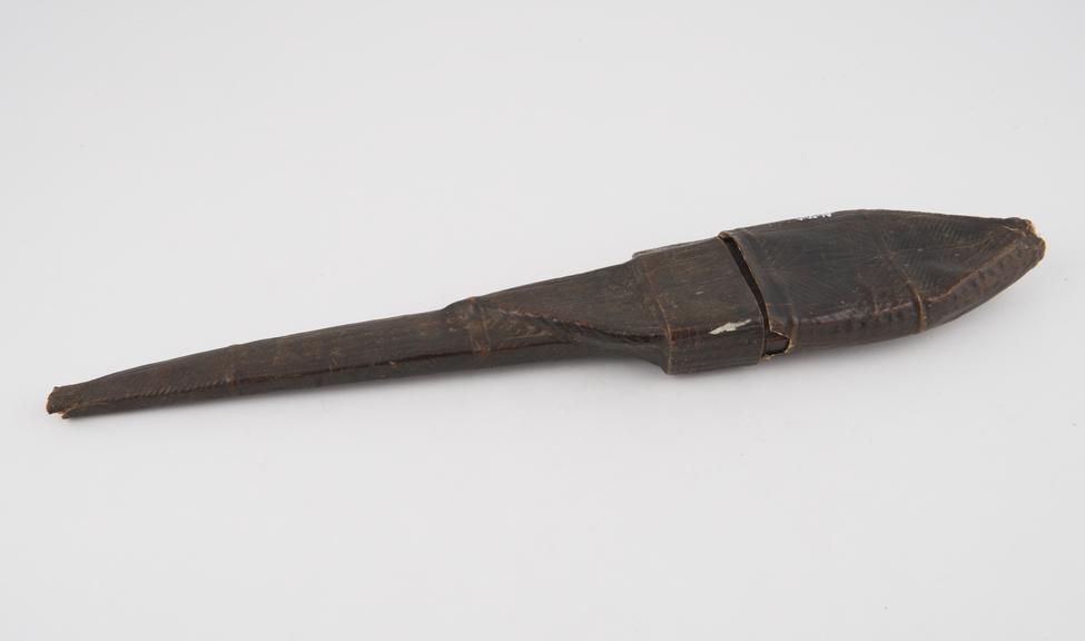 Scissors, steel, in original leather case, Europe, 1701-1800