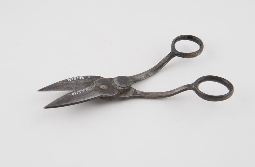 Scissors, steel, English, 1701-1870