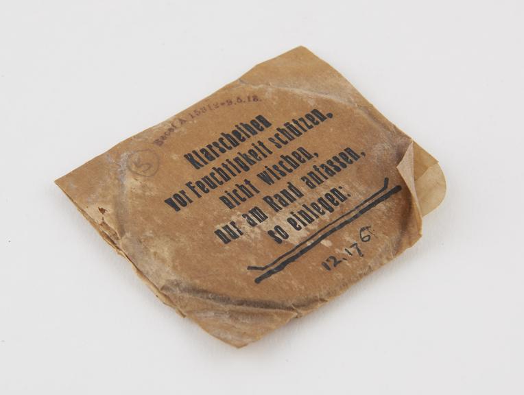 Great war German bandage in packet, 1914-1918