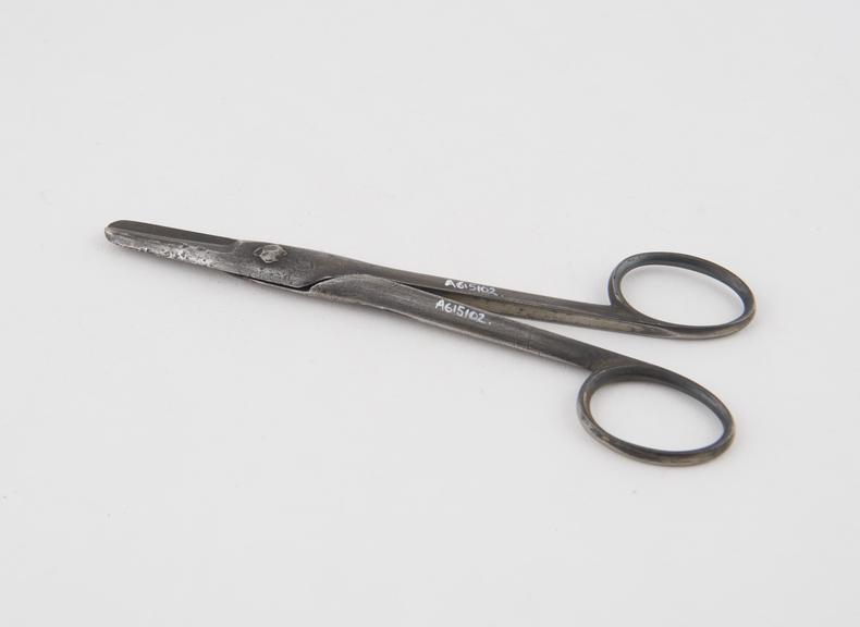 Dressing scissors, 19th century, steel