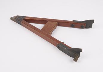 Tripod leg for prismatic astrolabe, British, 1930-1939