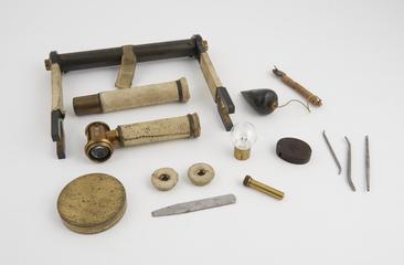 Accessories for transit theodolite, British Antarctic Expedition, 1901