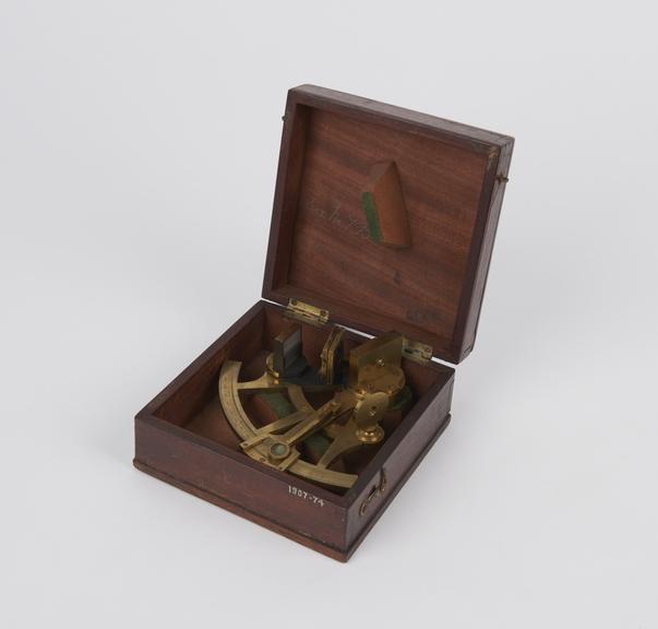 Pocket sextant made by John Dollond, London, about 1800