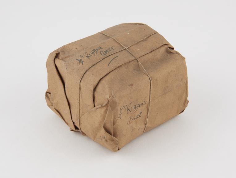 Packet of ribbon gauze, c.1930