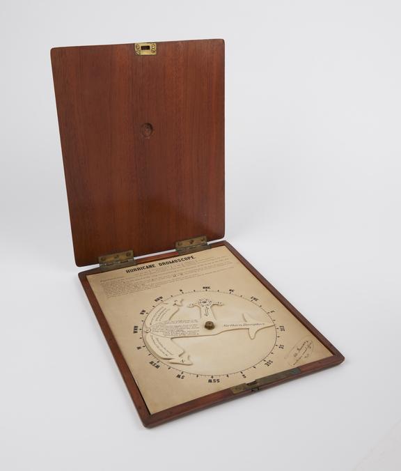 ?Dromoscope? hurricane locator, unsigned, British, 1879