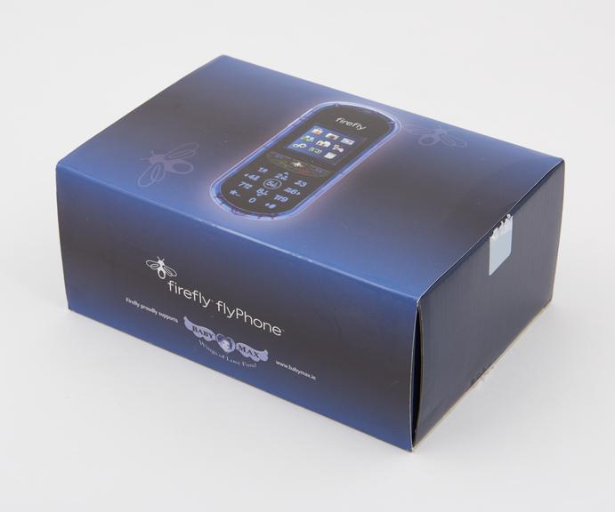 Original packaging for Firefly 'flyPhone' mobile phone