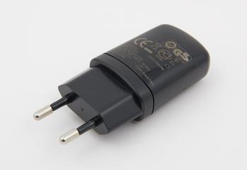 European two pin power adaptor for use with Nexus One mobile phone