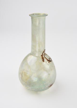 Glass flask, Roman, 151-300AD