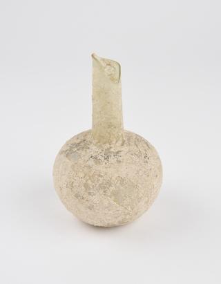 Glass flask, Roman, 151-300 AD