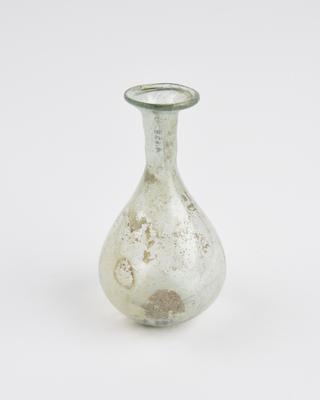 Glass flask, Roman, 151 to 300 AD