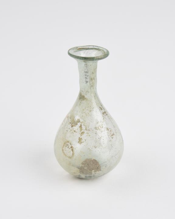 Glass flask, Roman, 151 to 300 AD